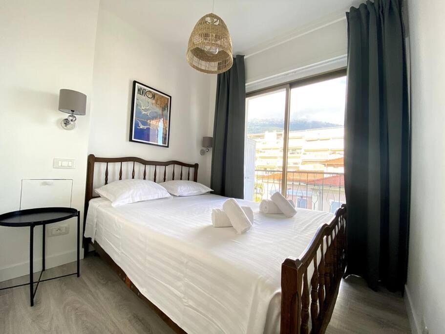 Le Garavan-Vue Mer-Plage-Clim-Terrasse Menton Luaran gambar
